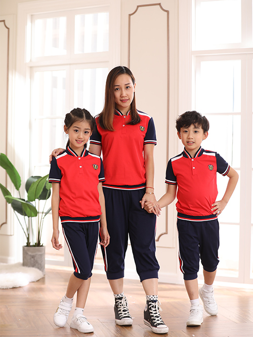 夏季短袖亲子装