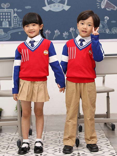 秋冬新款园服礼服三件套