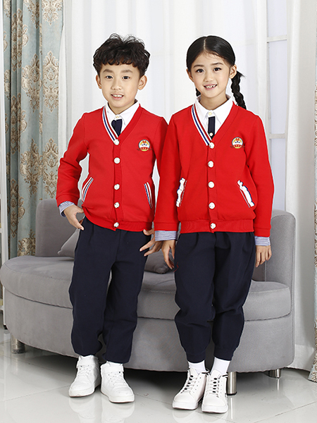 秋冬休闲款园服校服定制